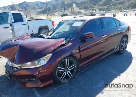 2017 Honda Accord Sport z USA, uszkodzony, nr VIN 1HGCR2F57HA072449